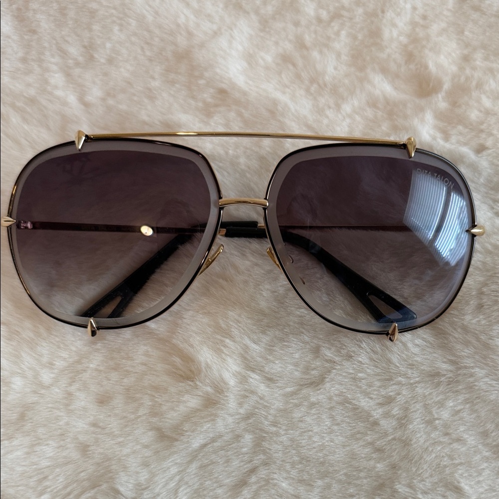 Gold and Black Sunglasses